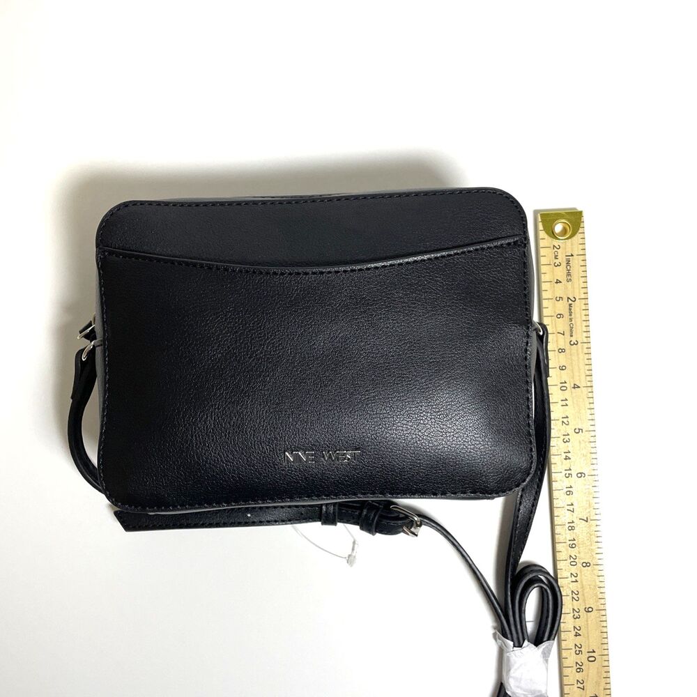 Nine West Calandra Mini Camera Crossbody Black New - Picture 7 of 8
